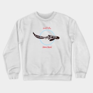 Zebra Shark Crewneck Sweatshirt